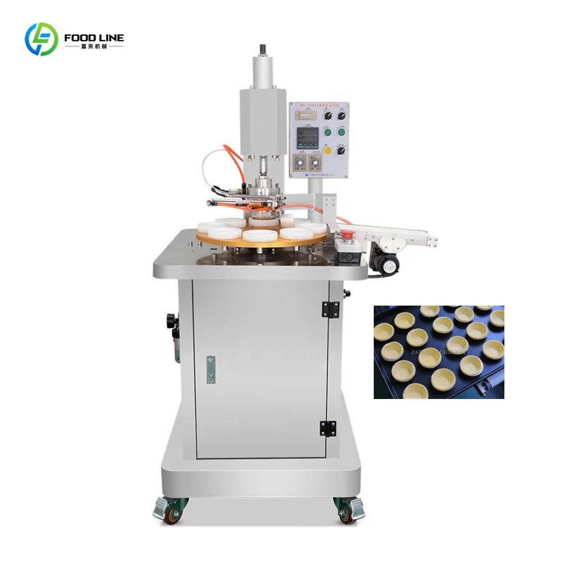 Customized Good Price Tart Moulding Machine Cheese Egg Tart Maker Tartlets Forming Equipment