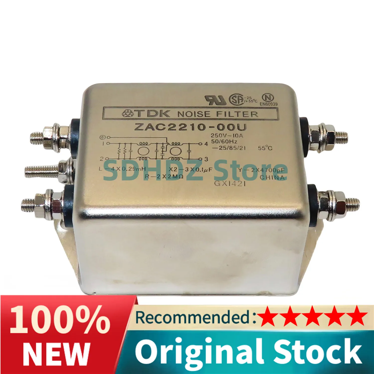 

Power filter ZAC2220-OOU ZAC2215-00U ZAC2210-00U