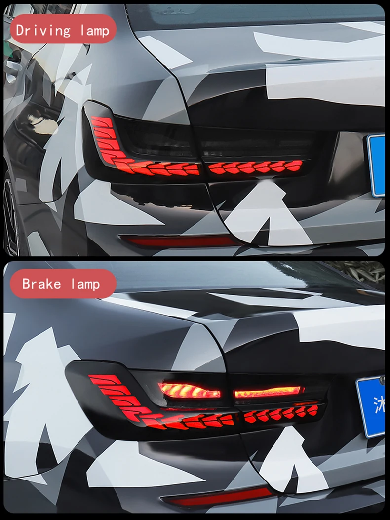 DK Motion For BMW 3 Series G20 G28 New Design Tail Lamp Led Taillights 318i 320i 325i 330i Auto Accessories 2018-2020