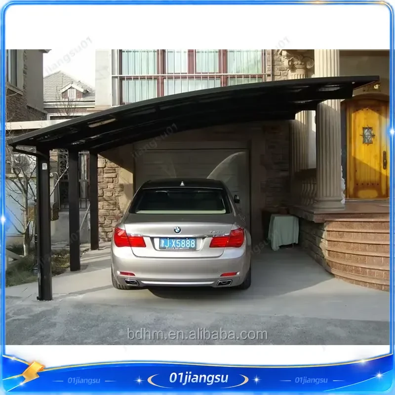 Polycarbonate Carport Car Shelter Door to Door Shipping Directly to Your Home Outdoor Vehicle Canopy Garage Cover Parking
