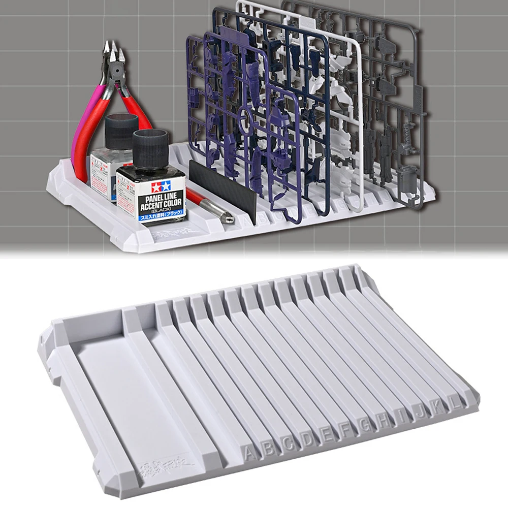 DIY Model Tool Multifunctional Model Parts Shelf Tool Stand Model Pieces Shelves Holder Organizer For Gundam Model Assembling