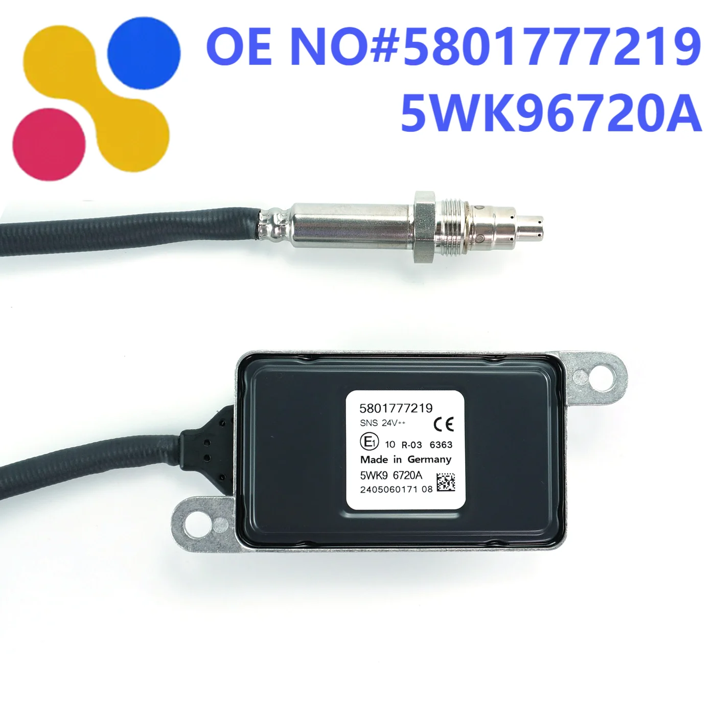 

5801777219 5WK96720A Датчик оксида азота Nox для грузовиков IVECO, автобусов, дизельных двигателей, обнаружения выхлопных газов 5WK9 6720A