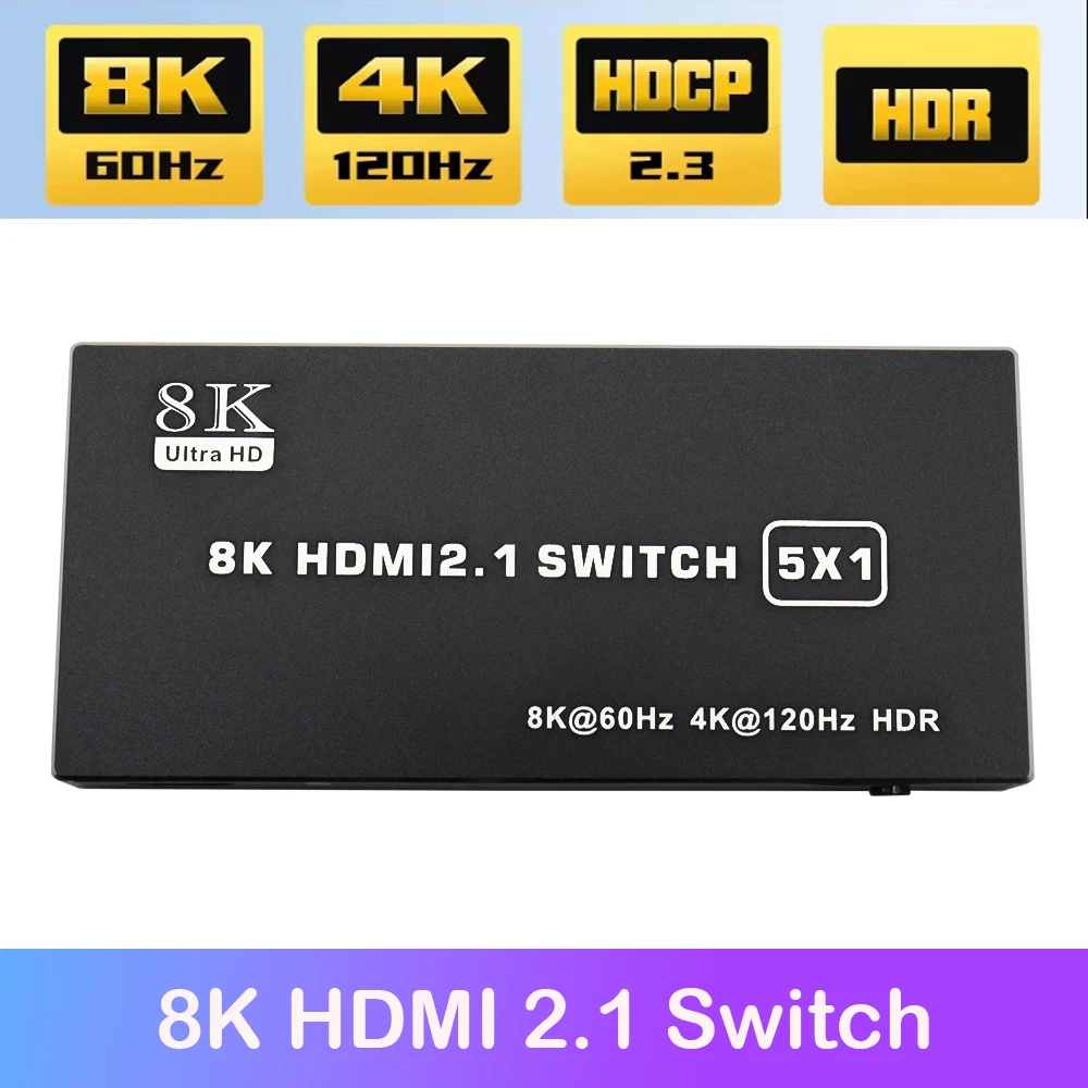 8K Hdmi 2.1 5 In 1 … - image