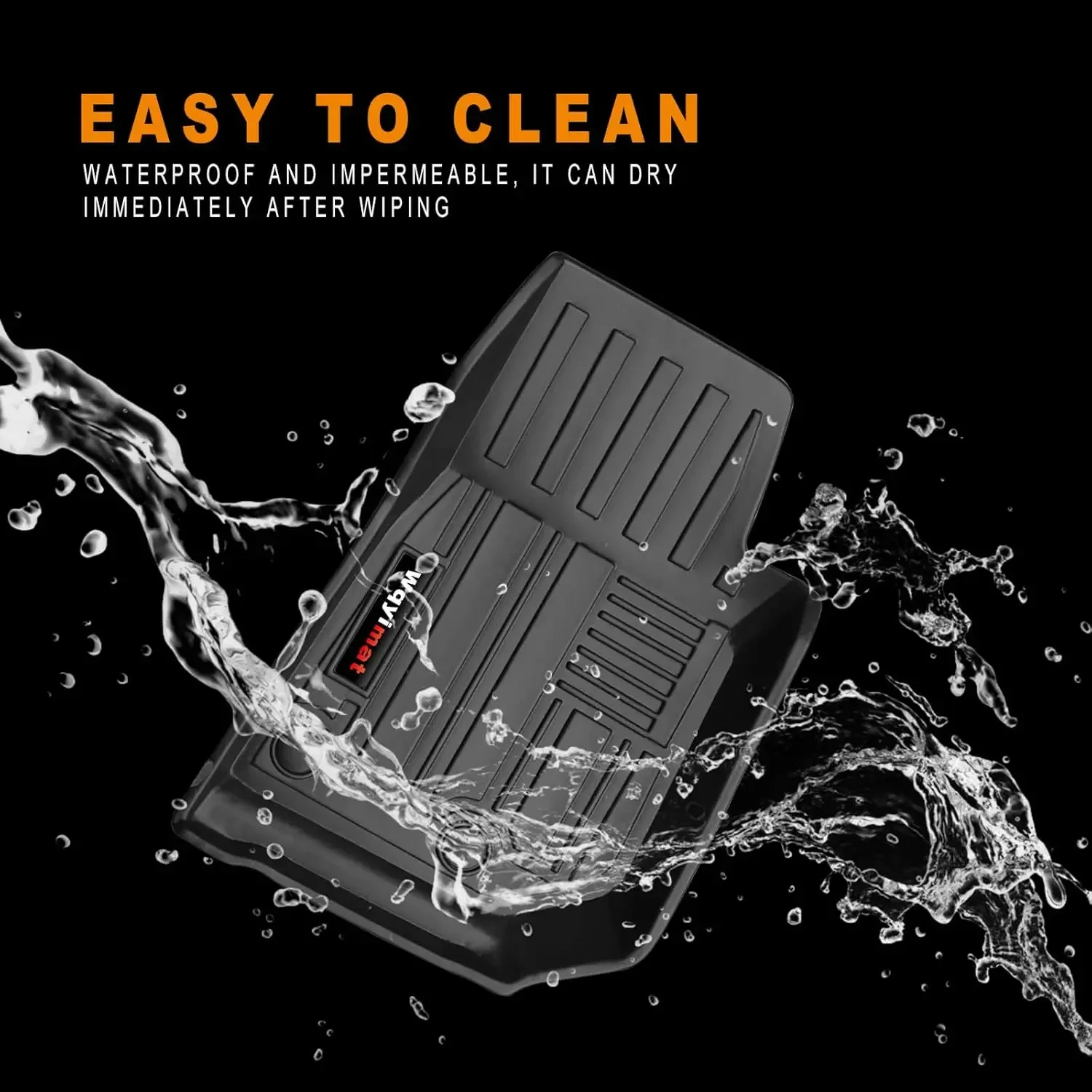 ل جيب رانجلر JK/JL/TJ/LJ 4 باب 2 باب 2007-2018 اكسسوارات الحصير البضائع بطانة مسند الظهر الحصير جميع الأحوال الجوية TPE المطاط