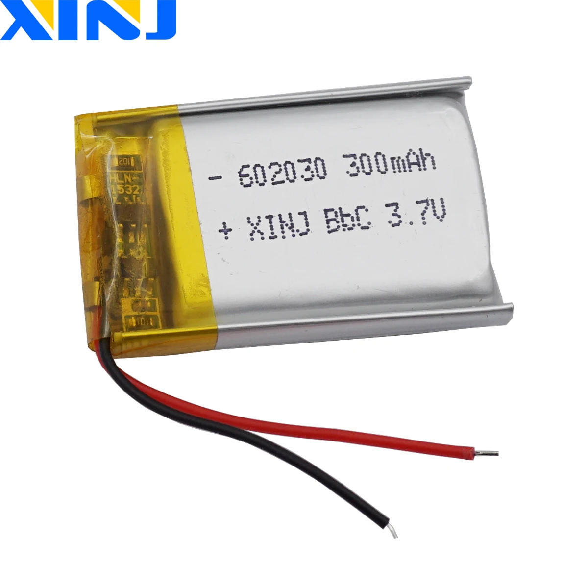 3.7V 300mAh 1.11Wh Rechargeable Li Lithium Battery Li-Polymer LiPo 602030 For GPS Sat Nav Car Camera Driving Recorder LED Light