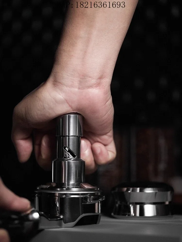 20.26NEW Adjustable Constant Pressure Sound Impact Powder Press, Coffee Cloth Powder Mill, 58mm Powder Hammer