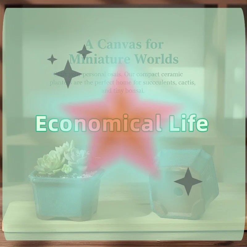 Chinese Style Mini Plant Pots Succulents Flower Plants Pot Ceramic Garden Planter Pots Art Design For Offices Bedrooms Balconies