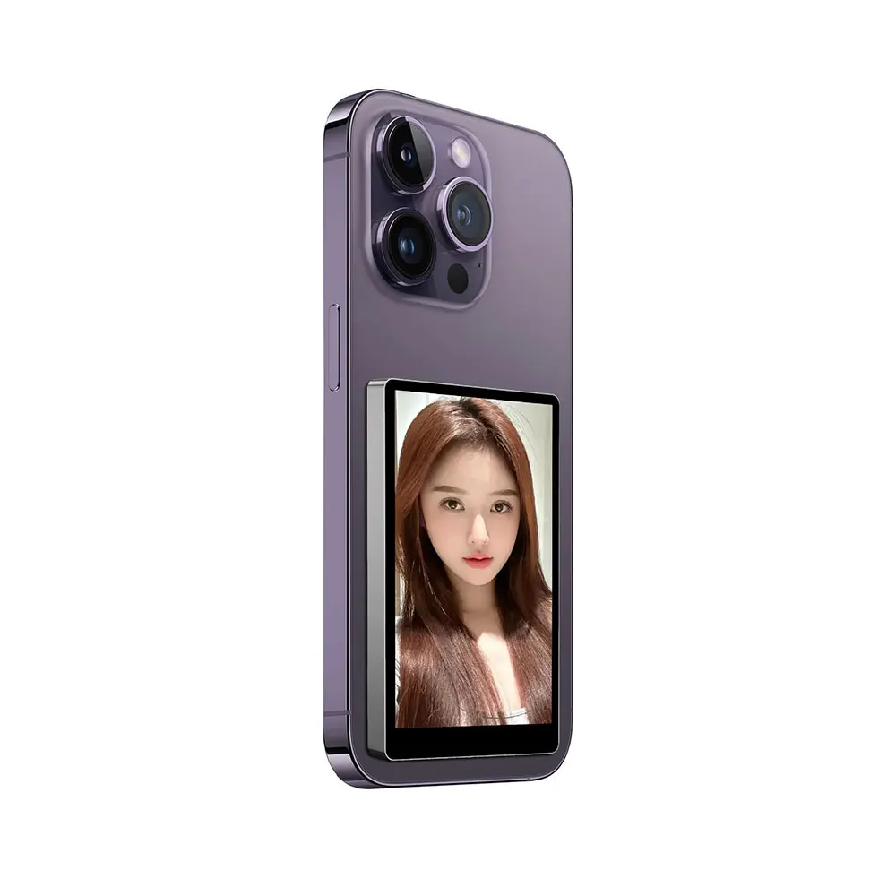 

2025 Upgraded Model Wireless Vlog PVC Phone Selfie Screen with Rear Live Streaming and 16:9 Projection Screens