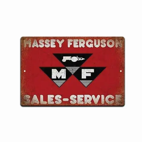 VINTAGE looking Massey Ferguson Tractor 8X12 Rustic METAL NOVELTY  SIGN