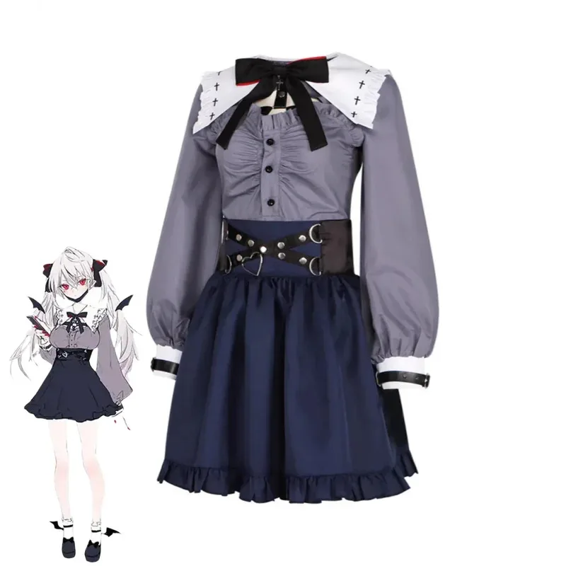 تم تحويل YouTube Kuzuha الافتراضي أنيمي إلى الزي التنكري سانيا، مناسب لحفلات الهالوين وعيد الميلاد.