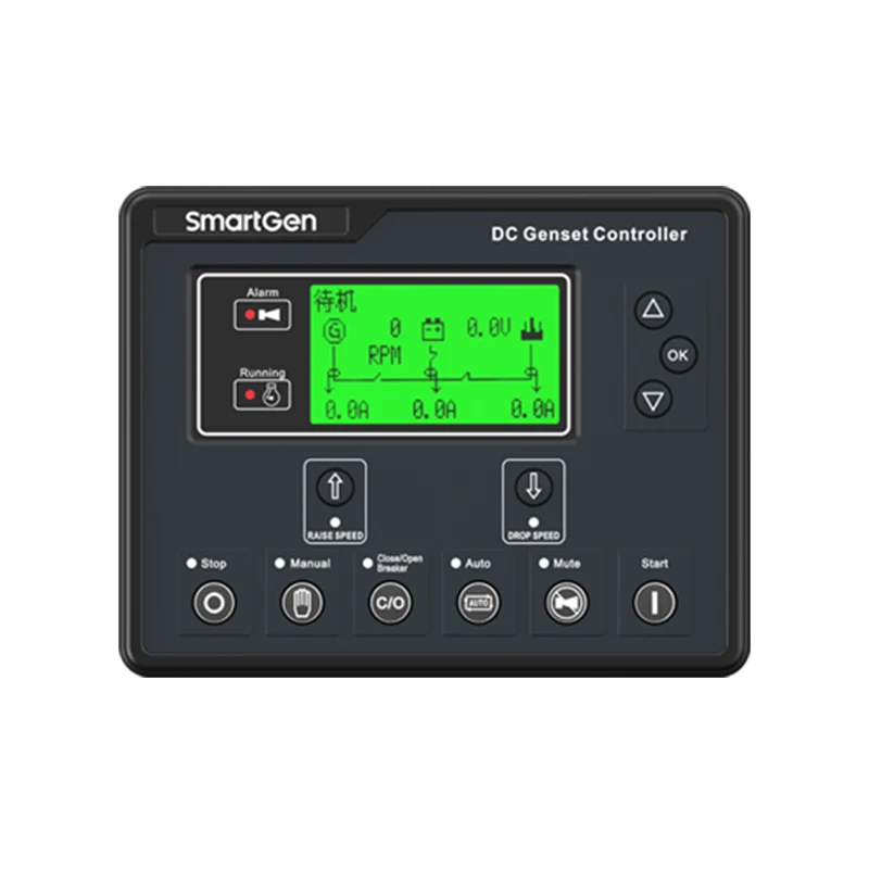 LCD Backlight Display HGM7110DC Smartgen Genset Controller With 32 bits Micro processor technology Original