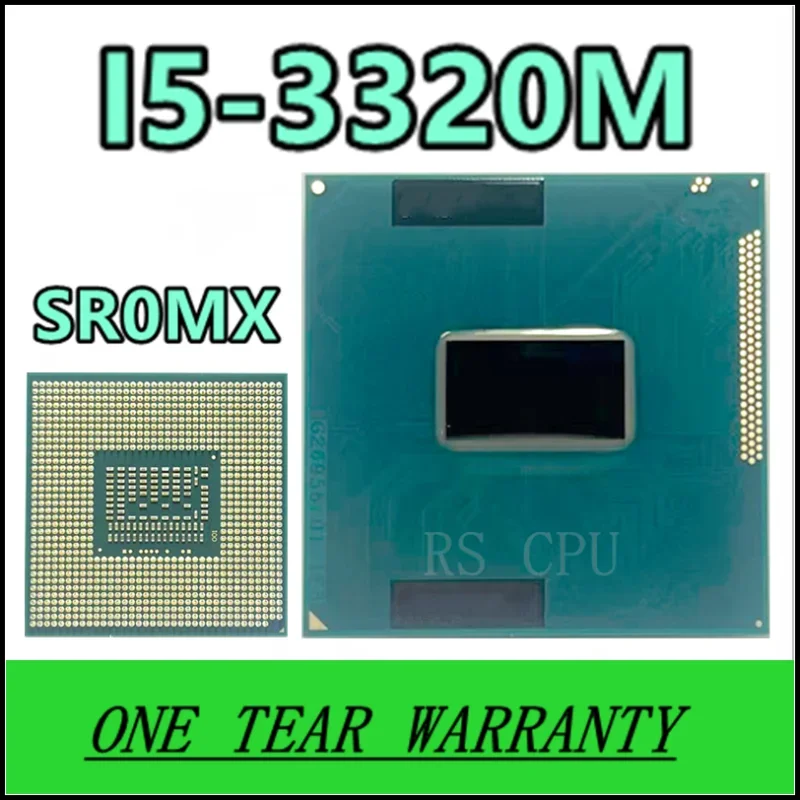 i5-3320M i5 3320M SR0MX 2.6 GHz Dual-Core Quad-Thread CPU Processor 3M 35W Socket G2 / rPGA988B