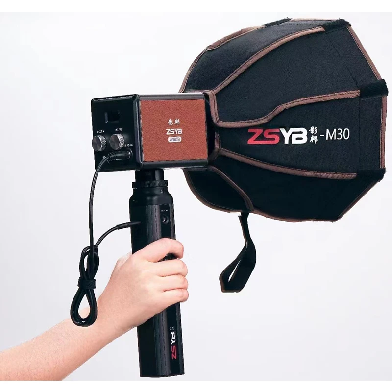 ZSYB Power Bank pegangan tangan Port DC genggam bawaan 24000mAh untuk zhiyun Aputure Amaran Yongnuo Nanlite lampu tabung fotografi