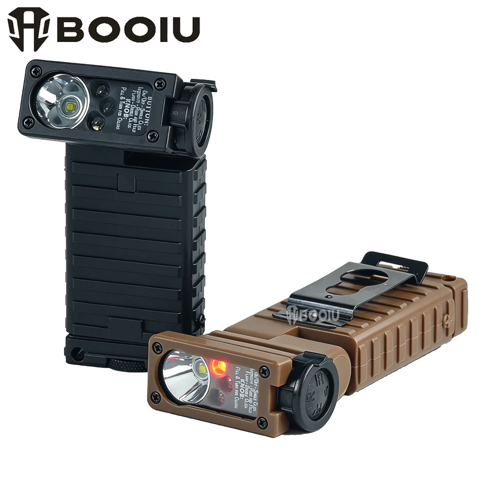 BOOIU Streamlight Sidewinder Tactical Flashlight IPX6 Waterproof Headlamp Multi-model 3colorIR Outdoor Safety Helmet Accessories