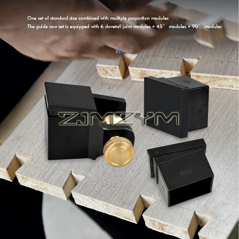 Dovetail Tenon Gauge, Hand Saw Guide, Woodworking Marking Tool, Manual 90 Degree Right Angle Saw Cutting Gauge Tenon Joints Gaug