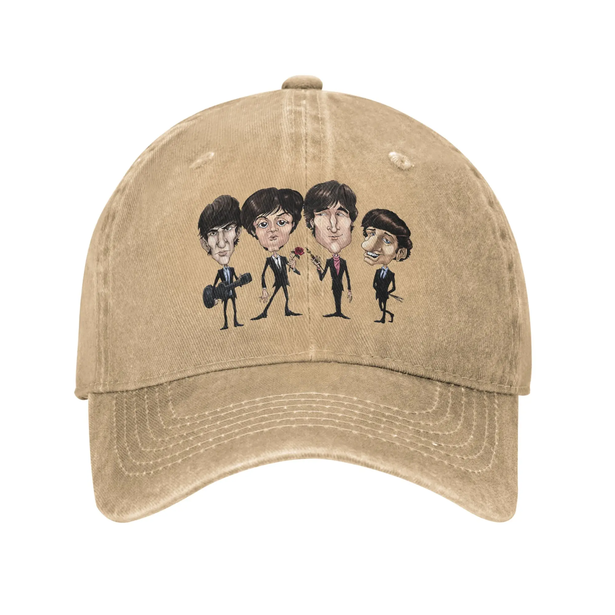 Gorras de Béisbol Casuales Estilo Beatle para Hombre y Mujer, Gorras Desgastadas y Lavadas, para Exteriores, Todas las Temporadas, Viajes, Gorras Suaves Sin Estructura