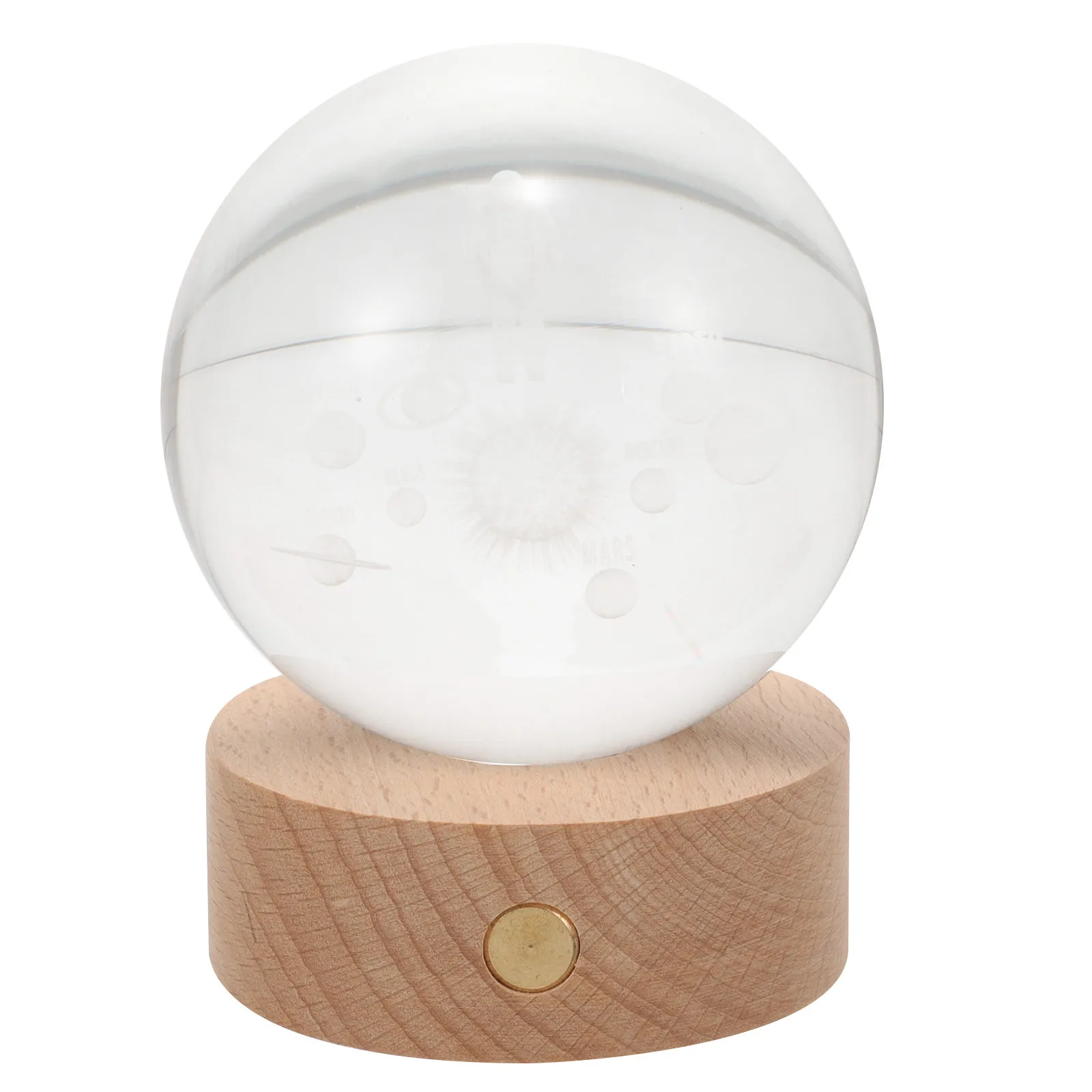 

Ночник-светильник «Кристальный шар Астронавт» с 3D-дизайном, романтическая прикроватная лампа для спальни, домашнего декора, настольный светильник, крутая лампа