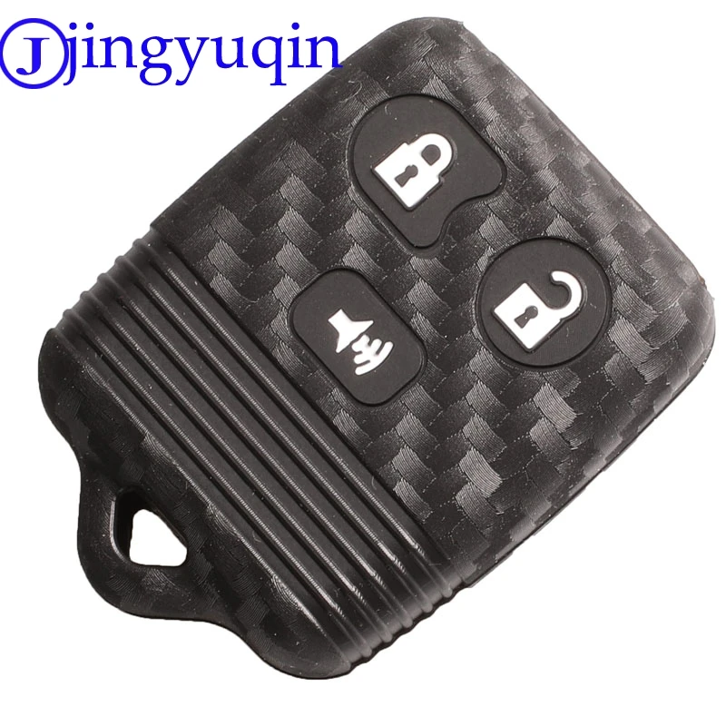 jingyuqin 3/4 B Car Key Case Cover Fibler Silicone For Ford Escape F 150 Explorer 2001 - 2007