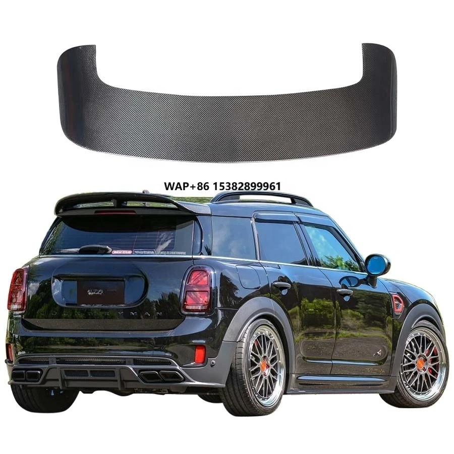 MINI JCW Countryman Cooper S F60 Tail Wing Accessories Carbon Fiber Rear Spoiler Body Kits