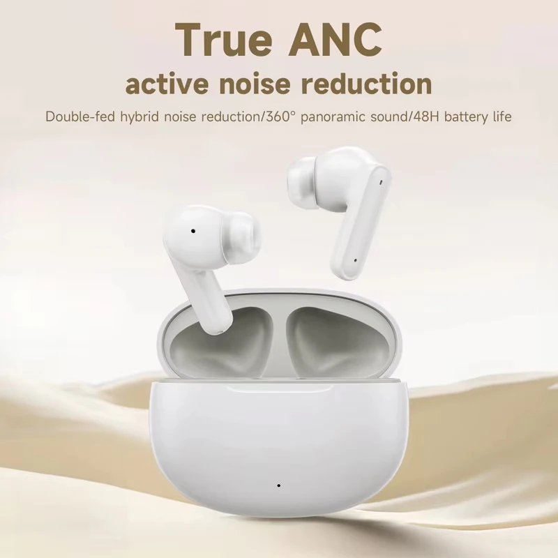 XIAOMI ANC Wireless Earphones Active Noise Cancelling headset T80S Bluetooth5.3 Headphone Touch Control With Mic for phone