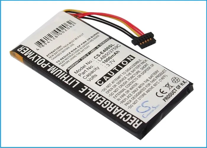 CS 1000mAh battery for Toshiba E400, E410 LAB503759C