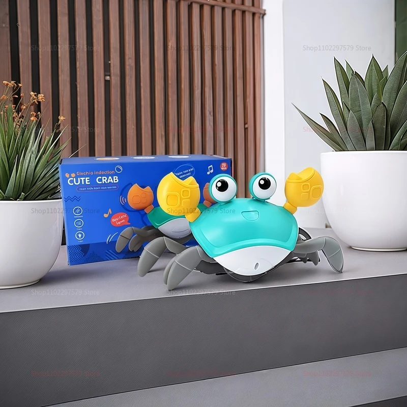 ของเล่นปูคลาน ของเล่นเต้นเดินเคลื่อนไหวได้ ของเล่นเสริมพัฒนาการสำหรับเด็กทารก ปูมีเสียงเพลง ของเล่นเด็กเล็ก ของขวัญสำหรับเด็กวัยเตาะแตะ