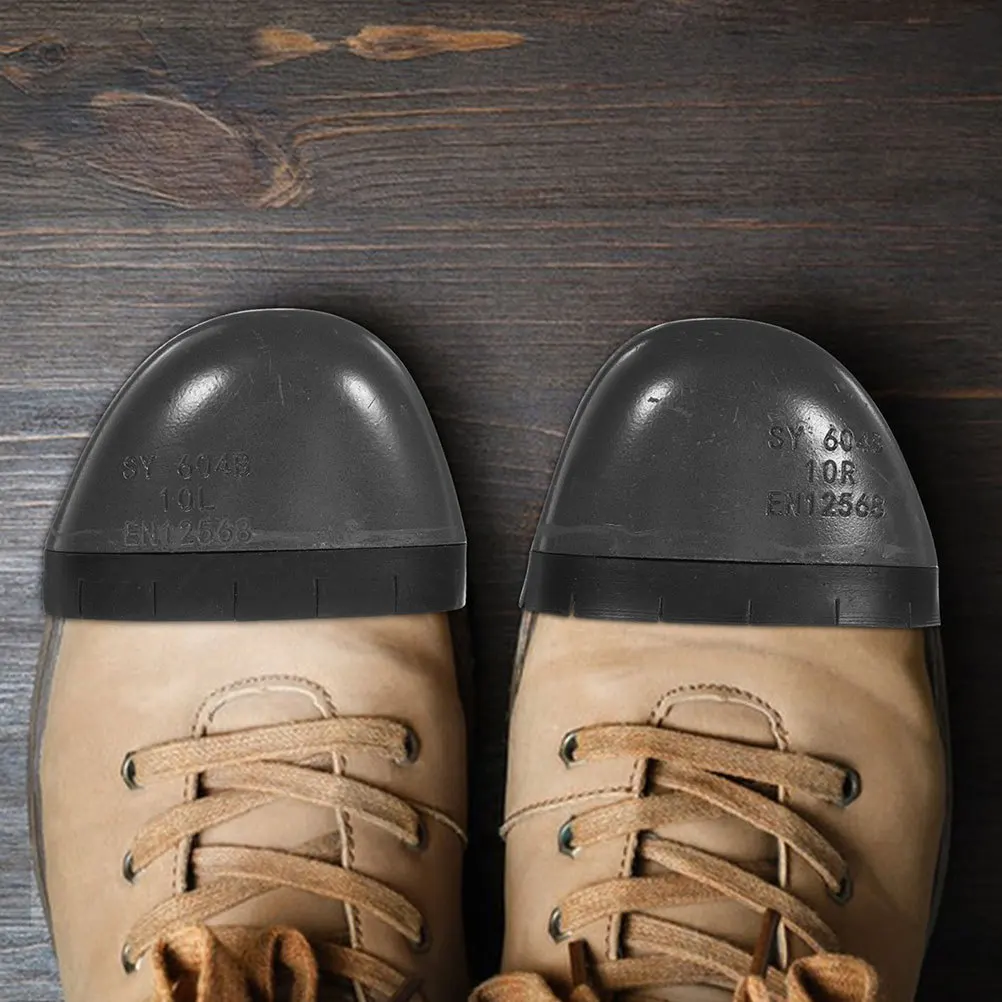 قبعات أمان مقاومة للثقب ومضادة للسحق، واقي أحذية مطاطي بلاستيكي مناسب عالميًا للعمل، أحذية حماية العمل