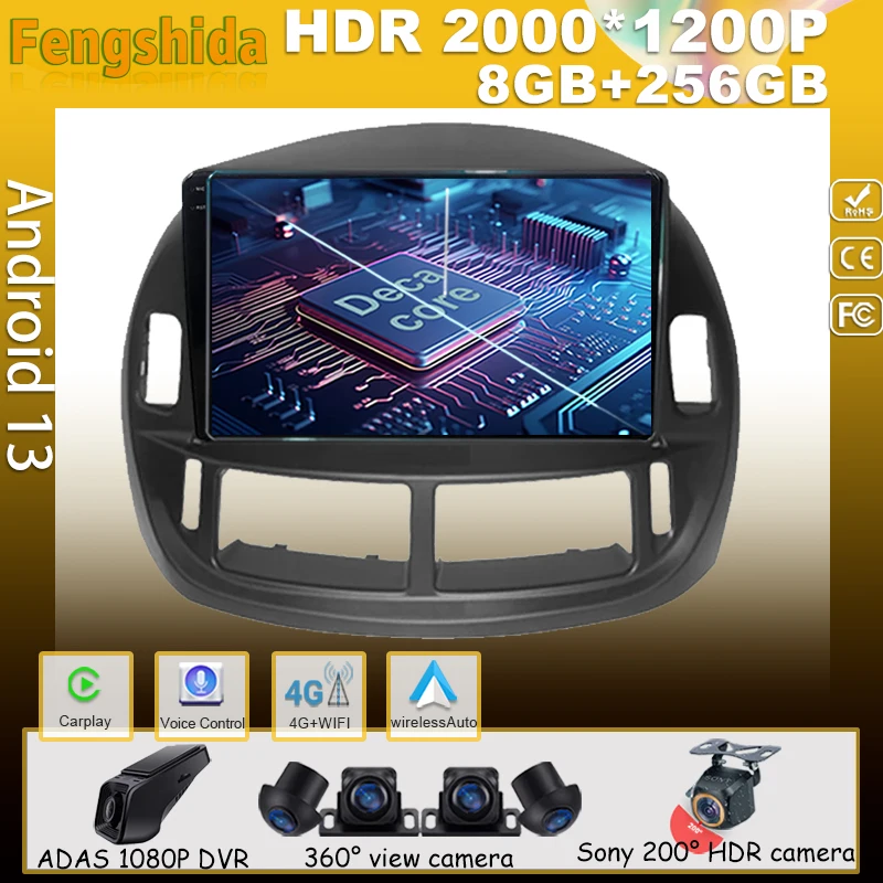 

Car Android For Toyota Previa ESTIMA ACR30 Tarago 2002-2006 Player Auto Radio Multimedia GPS 360 Camera DVD HDR Wifi Navigation