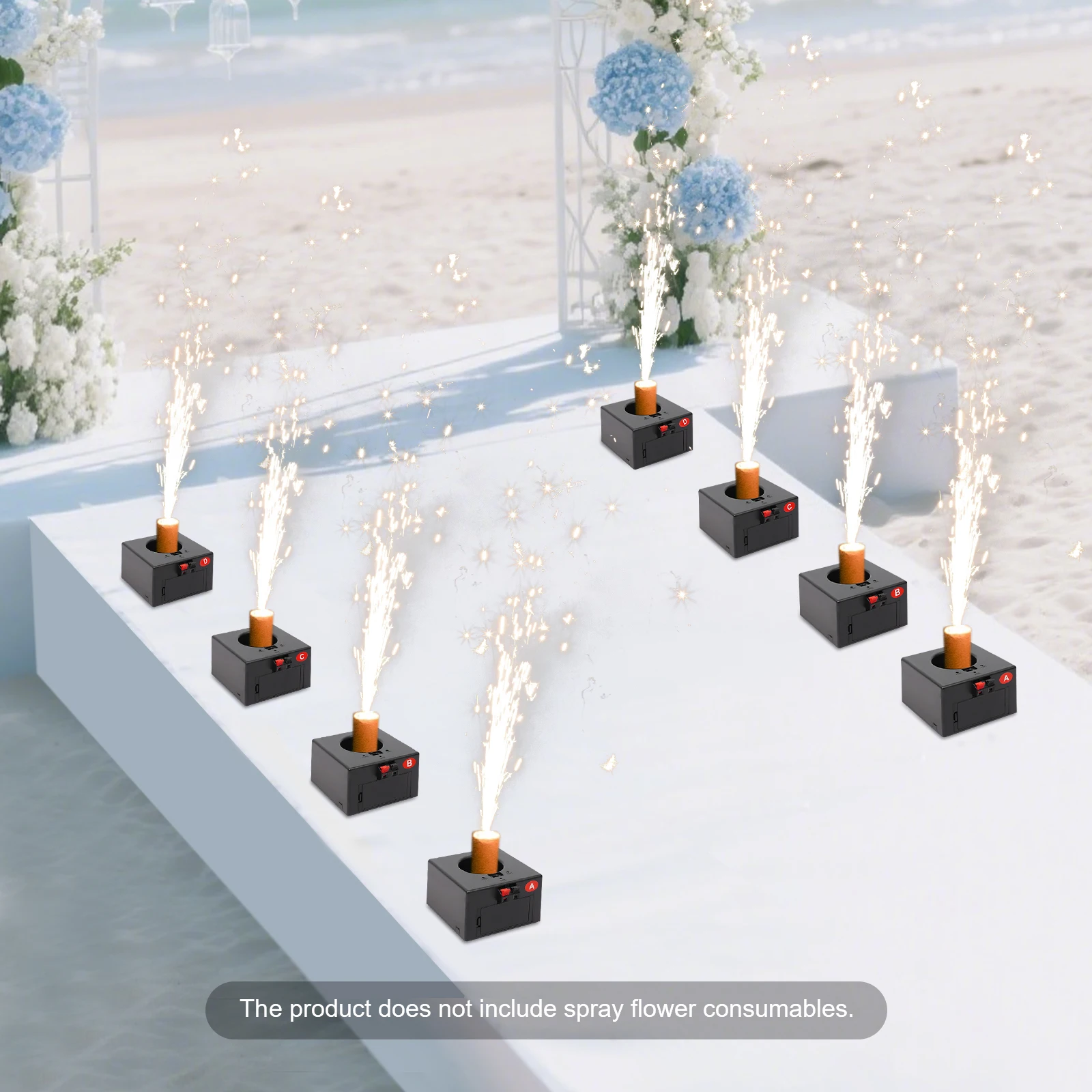 

Электронный бенгальский фейерверк с дистанционным управлением, машина для фейерверков с холодной искрой, вечеринка, свадьба, сценический эффект, машина для фестиваля, DJ-шоу