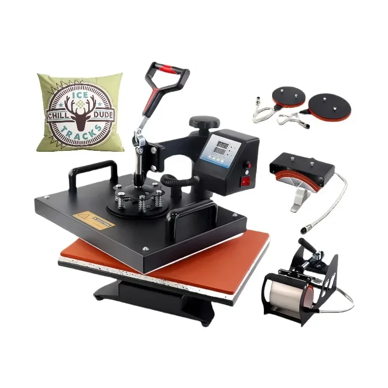 38*38cm Heat Press Machine 5-in-1 Multi-Function Digital Printing  Thermal Sublimation Thermal Transfer Combined