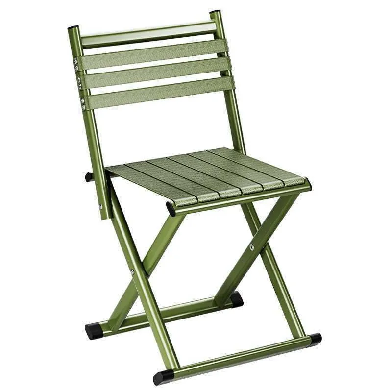 Thickened Foldable Stool Dual Use Chair with Backrest for Fishing Camping Barbecue