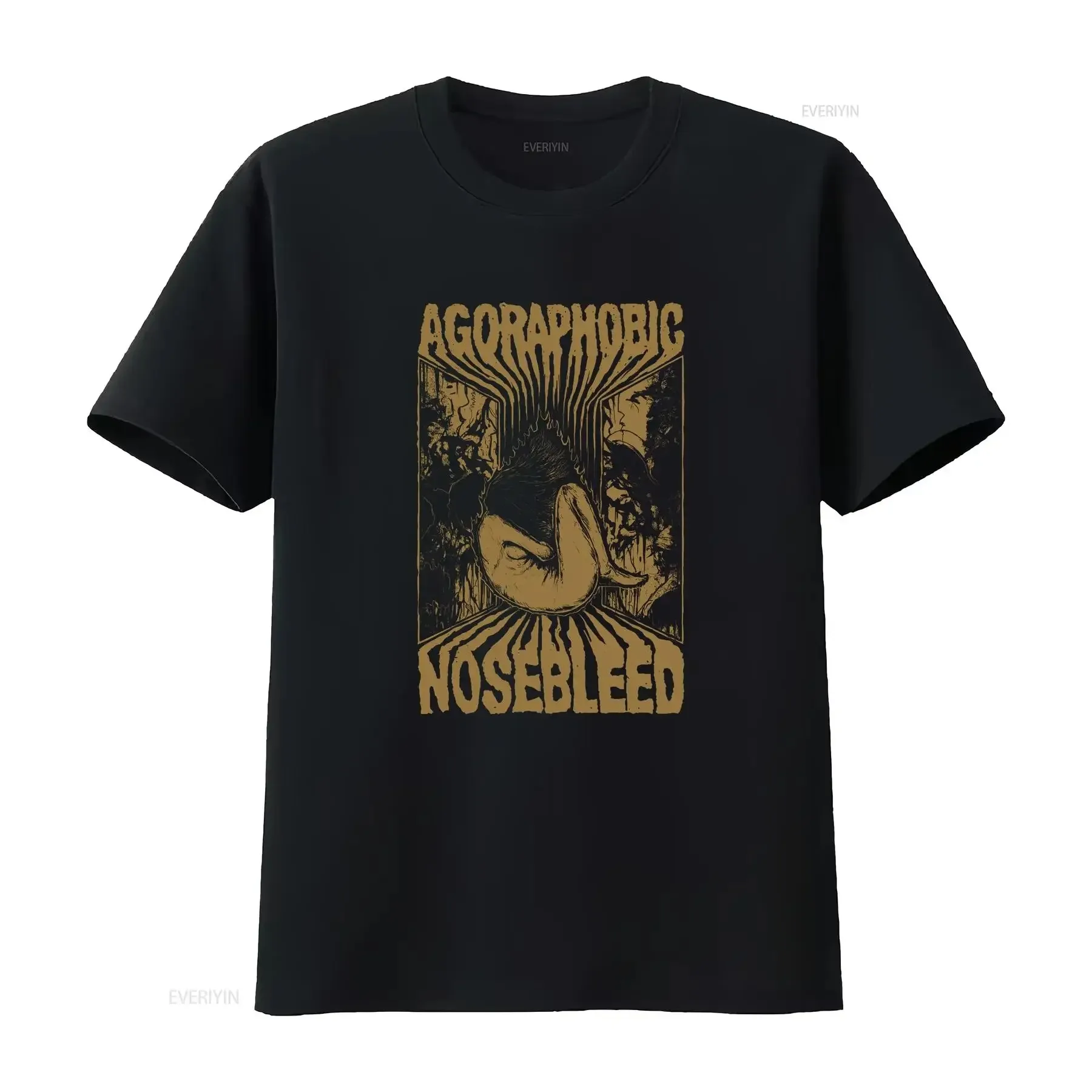 AGORAPHOBIC NOSEBLEED Gnaw تي شيرت جديد Relapse Records طويلة أو قصيرة الأكمام خمر غسلها لينة الرسم أنيق