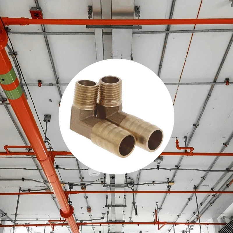 Brass Pagodas Shape Joint Corrosion resistant Brass Connector for Easy Installation Suitable for 13mm Pipes Durable