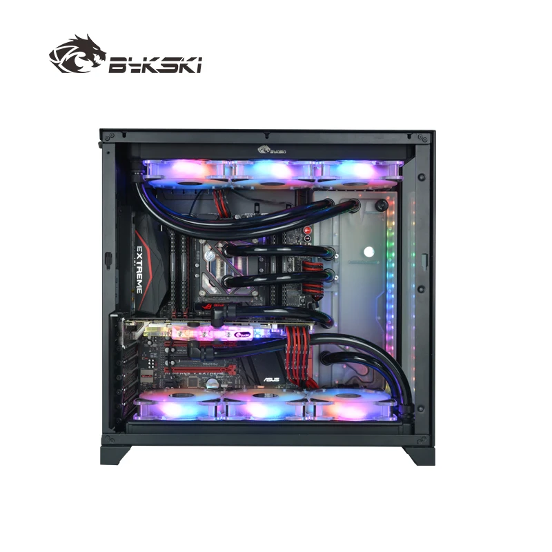 

BYKSKI Distribution Plates Use for LIAN LI O11 Dynamic Case for CPU and GPU Block RGV-LAN-O11-P Water Cooling Hose Tube Kit