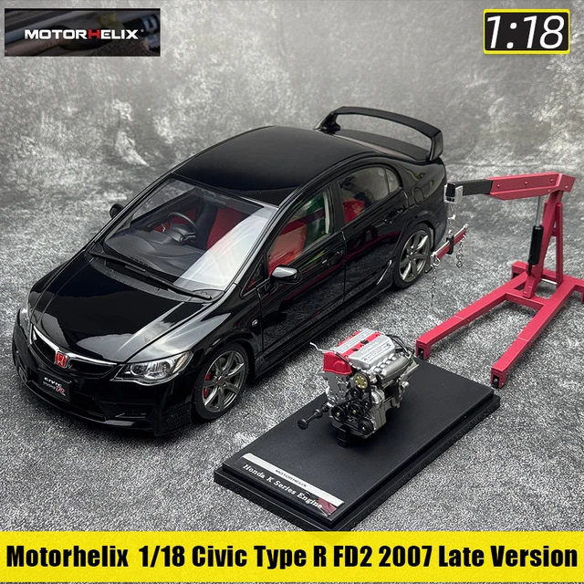 Motorhelix 1:18 MH Honda Civic Type R FD2 2007 Alloy car model