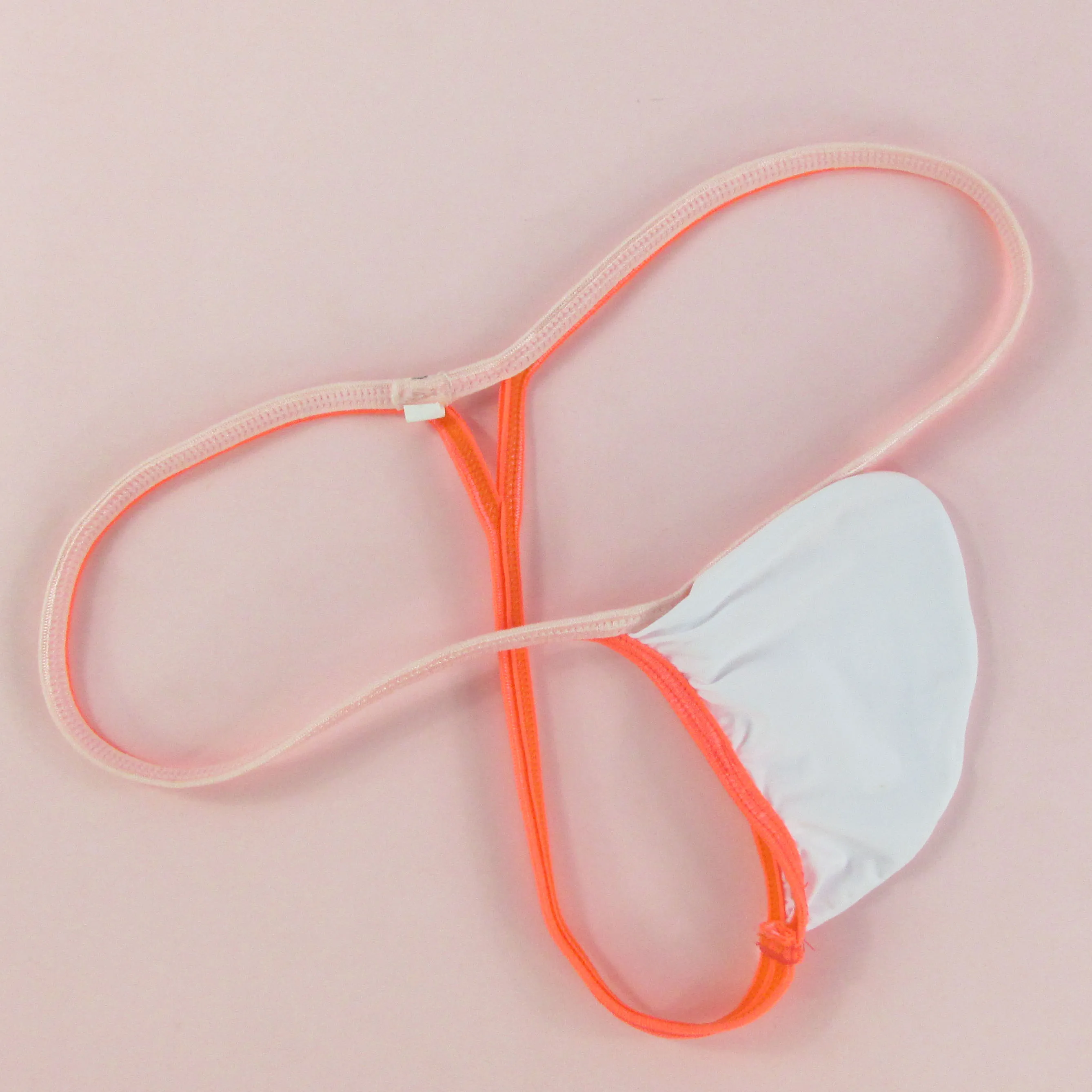 

Mens MN2242 Sexy Thong bulge Pouch Low Rise string soft semi c-thru 2-Color waist