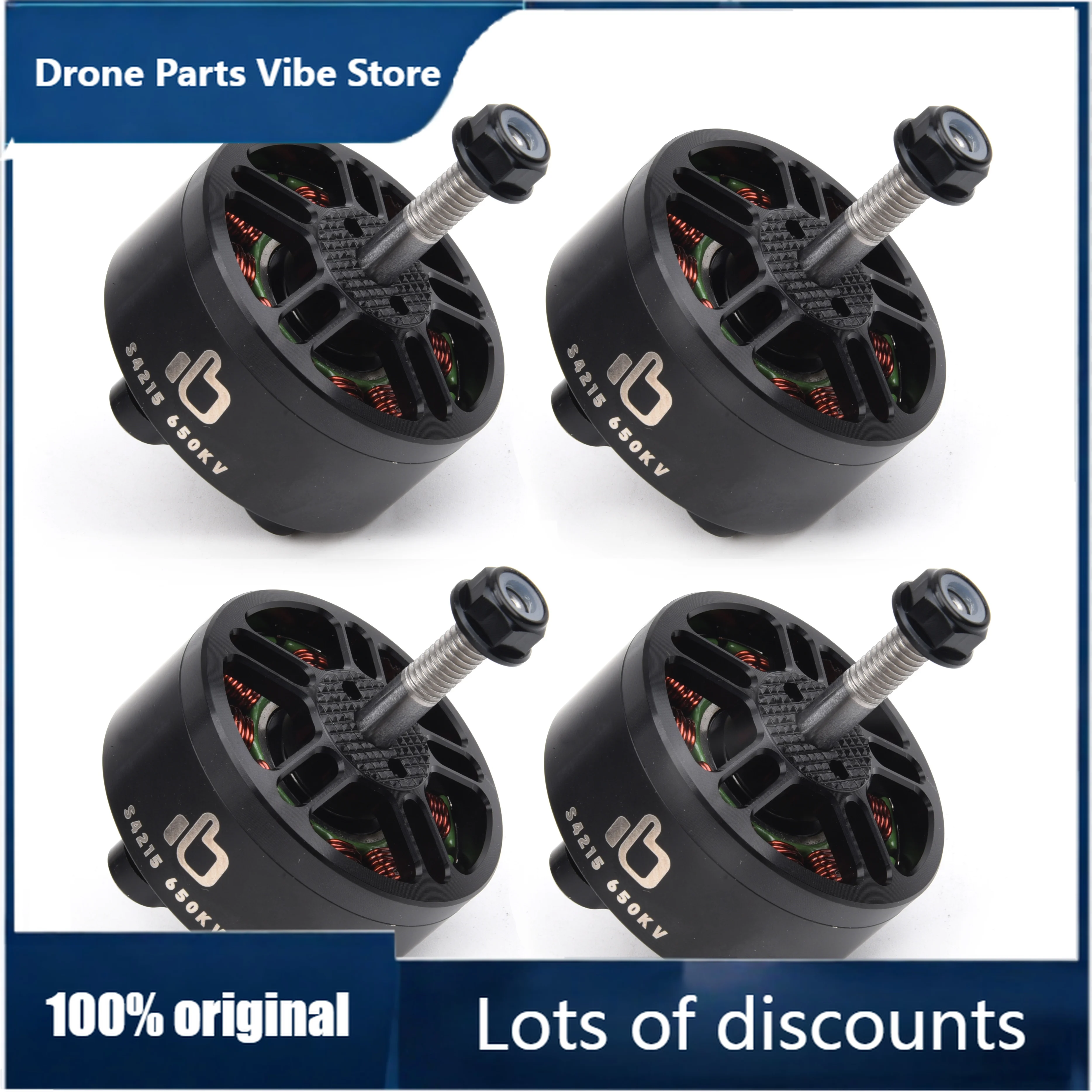 

Fy4pcs/lot 4215 650KV Brushless Motor For Mark4 13 Inch FPV Drone Long Range Cinematic Cinelifter FPV Motors Part