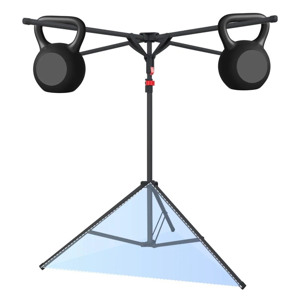 

Tripod Clothes Drying Rack with 4 Poles Collapsable Clothes Rack Rotatable Arms Clothes Dryer Stand for Indoor Outdoor