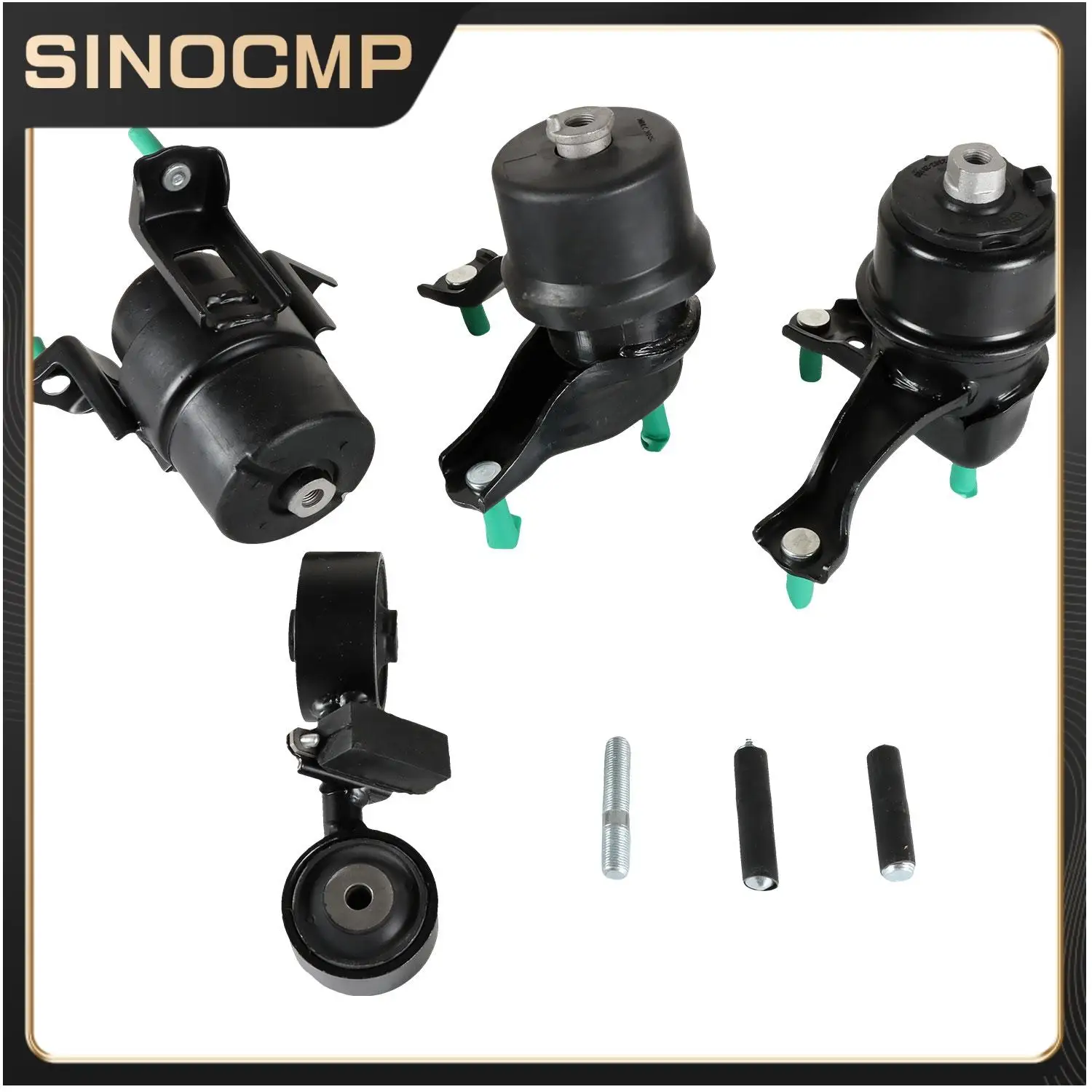 

4pcs Engine Motor & Trans Mounts A4348 A4345 A4318 A4346 For Toyota Camry 2.4L 2007-2012 Nissan Sentra 2.0L Auto CVT