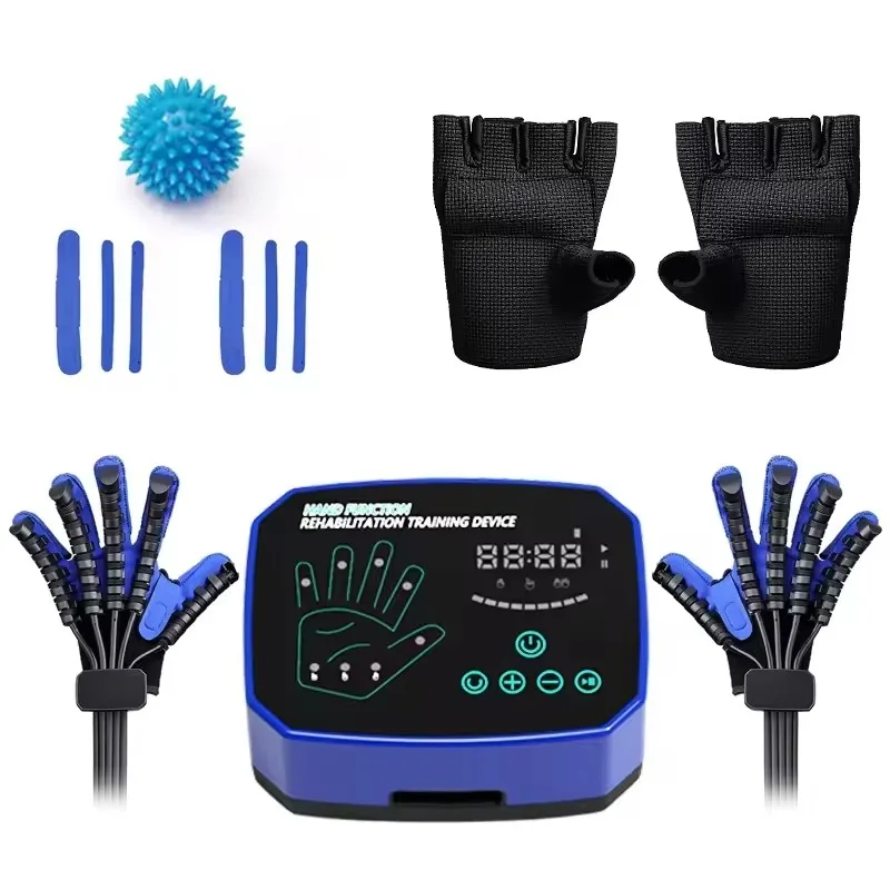 

Hand Function Trainer Finger Training Gloves Electric Finger Exercise Tools Help with Finger Extension Training Massage Gloves