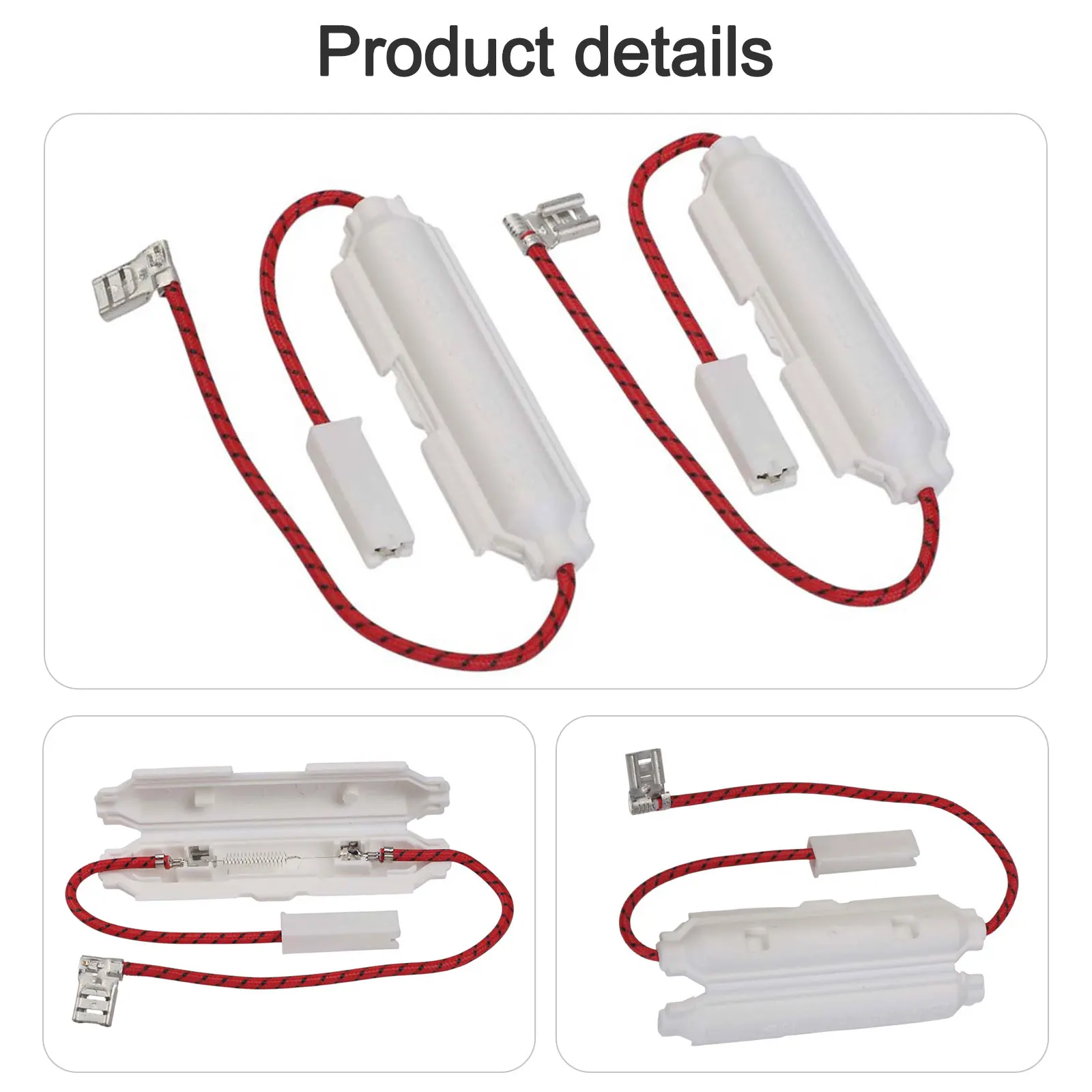 2pcs 5KV Microwave Oven Fuse Set 0.65A 0.75A 0. 0. High Voltage Fuses for Appliance Diagnostic and Repair Tasks