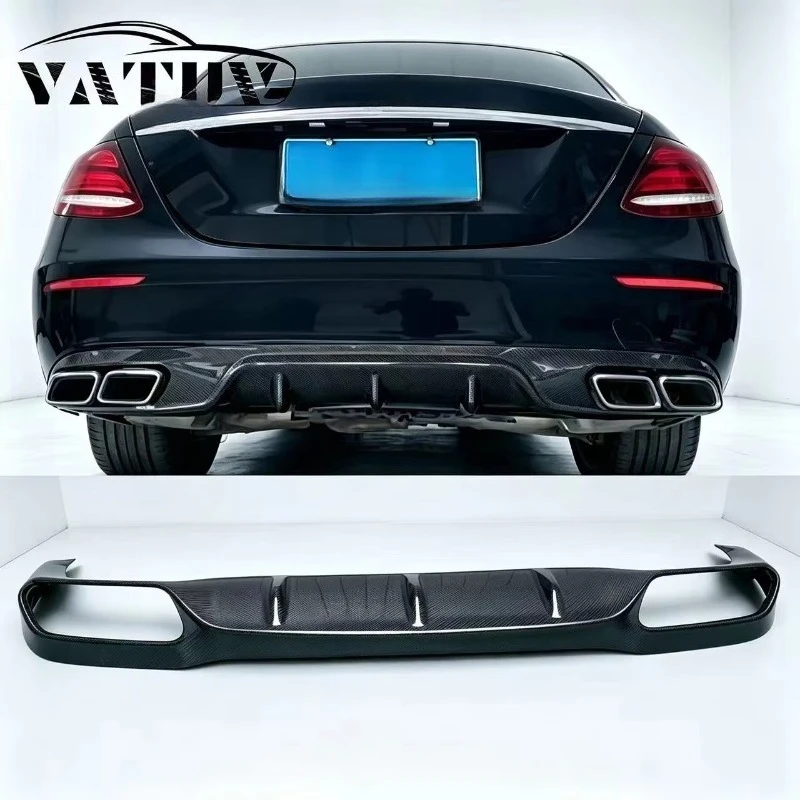 New Carbon Fiber Rear Bumper Diffuser for Mercedes-Benz E-Class For AMG W213 Sport (2016-2023) Factory Direct Retrofit/Upgrade