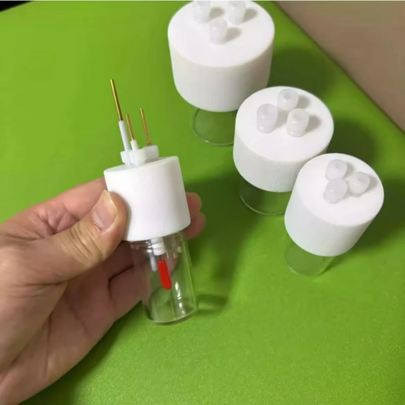 Micro-sealed electrolytic cell small volume 5/10/20ml single-chamber glass three-electrode system can be customized
