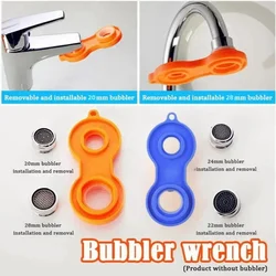 Water Nozzle Wrench Noodle Basin Kitchen Vegetable Wash Basin Faucet Aerator Wrench Filter Mesh Squeezer Special Removal Tool