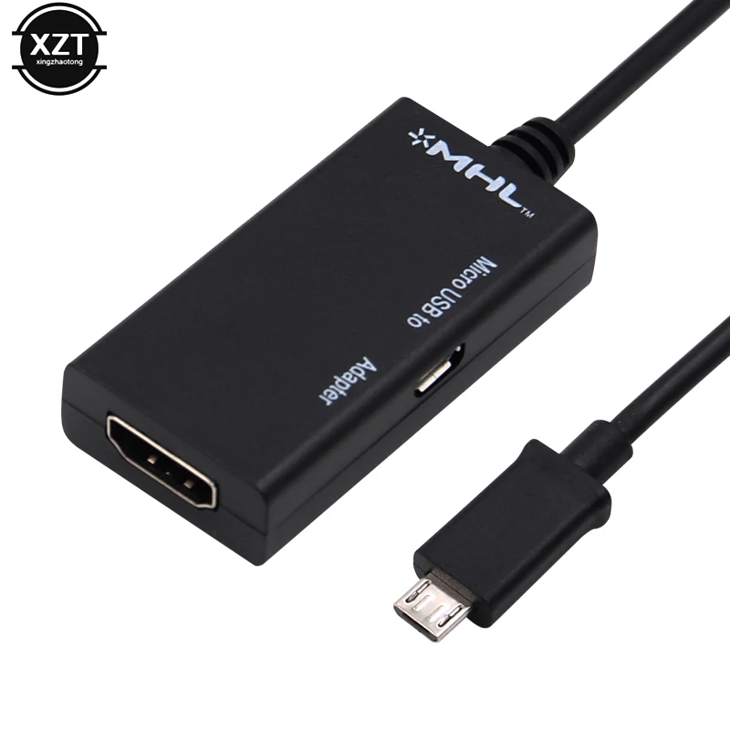 Hot Sale Micro USB 2.0 MHL to Cable HD 1080P for Samsung HTC MHL Android Converter Micro USB Mini Adapter for TV USB Adapter