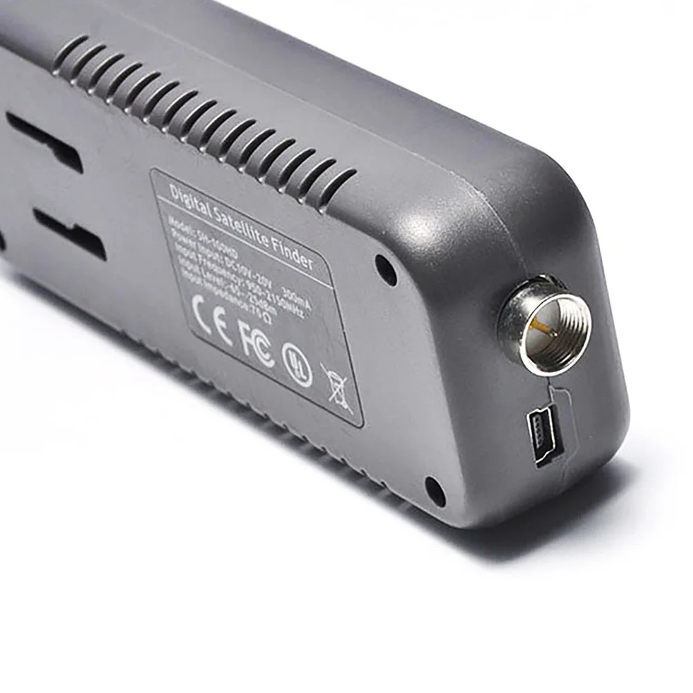 USB 2.0 Satellite Meter with LCD Backlight Buzzer Attenuation Control Digital Satellite Receiver for Football