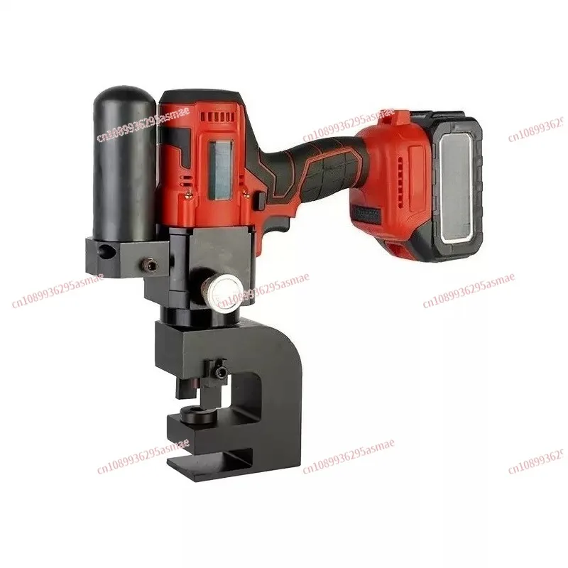 Special punching machine for photovoltaic bracket,C-shaped steel split type, integral handheld lithium battery portable