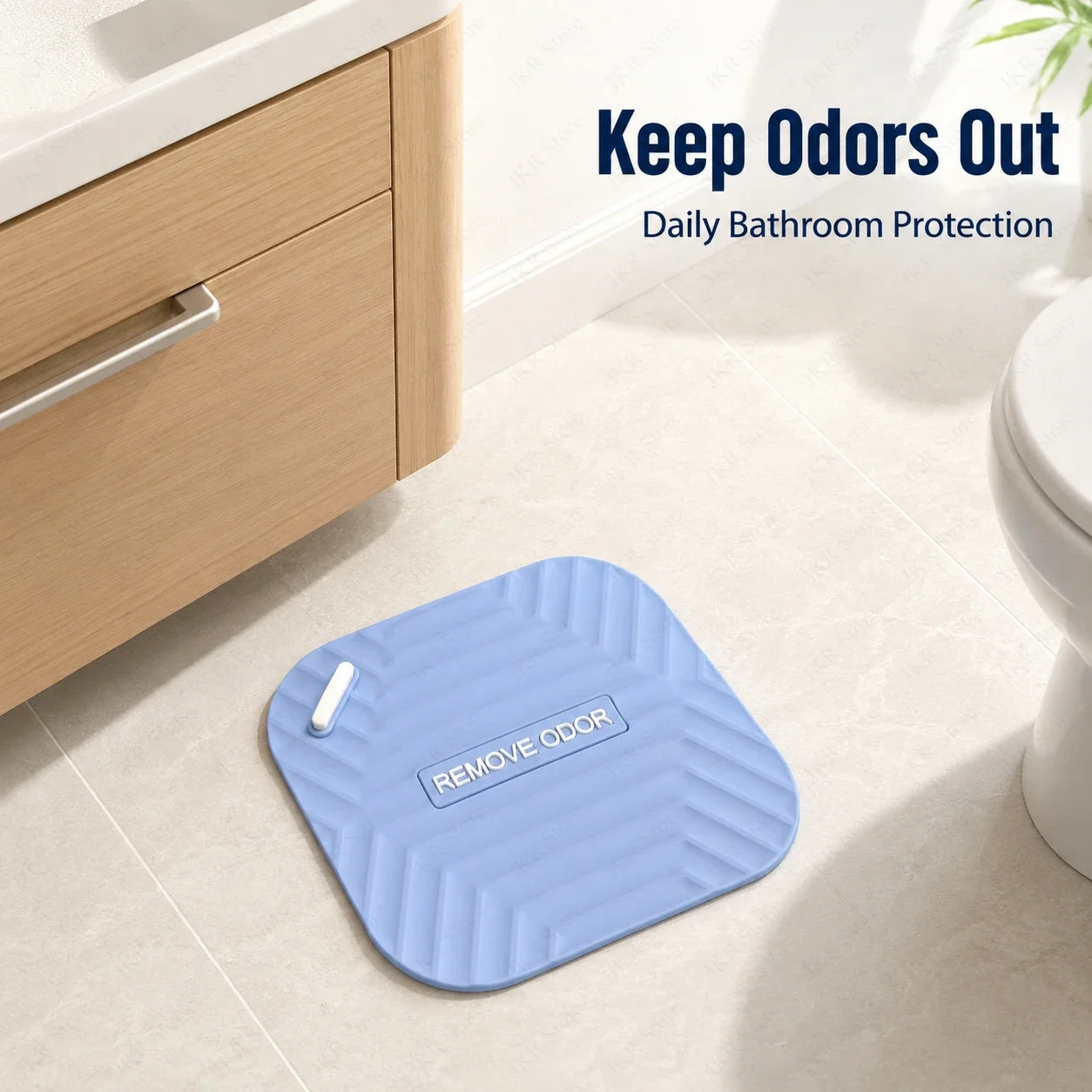 Drain Opening Cover Mat Anti Odor Sealing Pad for Bathroom Shower Floors Sewer Water Stopper and Home Maintenance Supplies