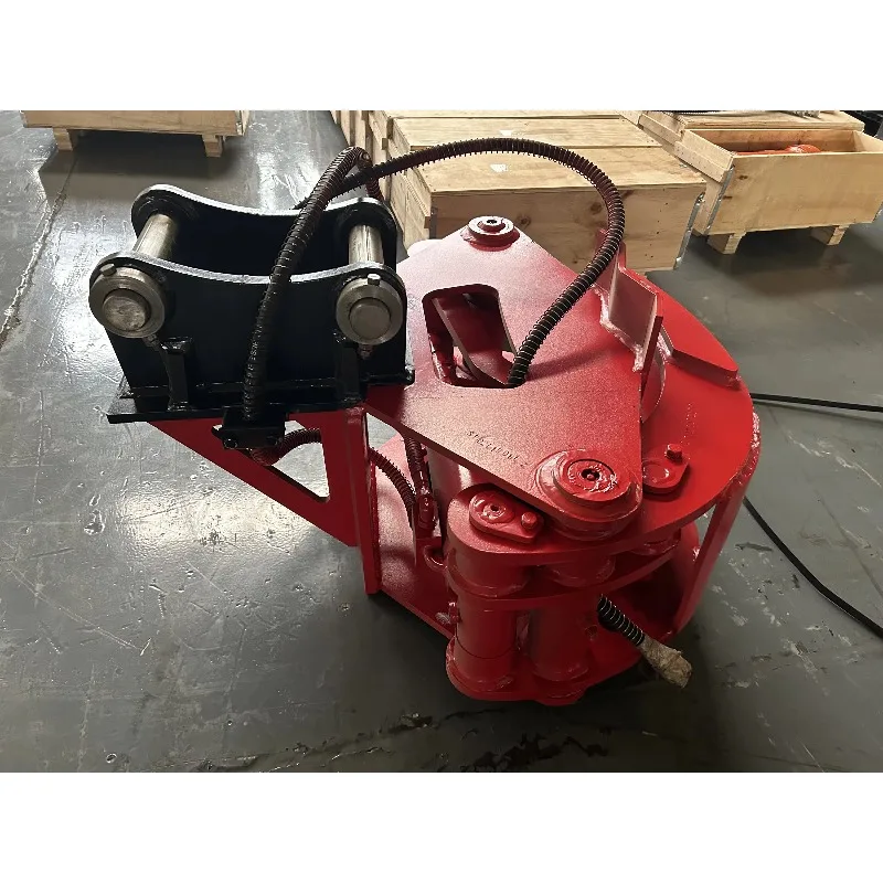 Hydraulic Tree Cutter Tree Shear for 5-9 Tons Excavator Attachments Wood Grapple Cutter