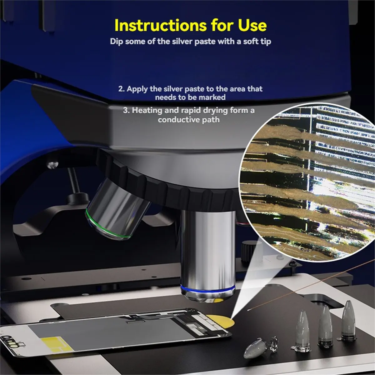 NANO20 Conductive Silver Paste Android Phone Repair Flexible Screen Circuit Repair ITO Silver Paste